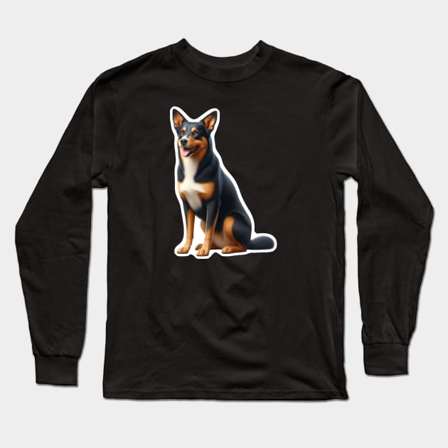 Australian Kelpie Long Sleeve T-Shirt by millersye